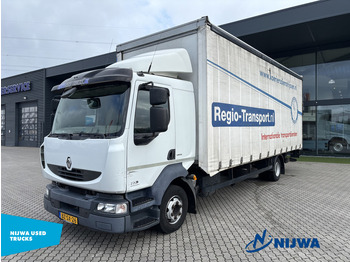 Truk dengan terpal samping RENAULT Midlum 220