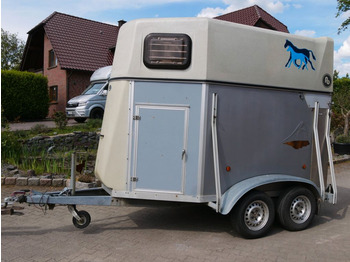 Trailer pengangkut kuda Blomert Holz Poly 2 Pferde: gambar 1