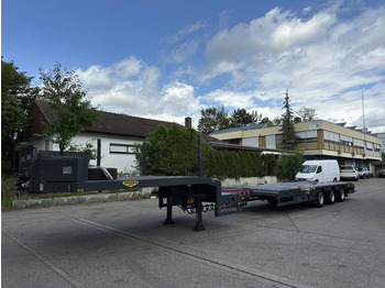 Semi-trailer low bed baru Broshuis Tele Semi Tieflader Luft 4.5 m auszieh u. 3 m verb Tele Semi Tieflader Luft 4.5 m auszieh u. 3 m verbreiterb.: gambar 2