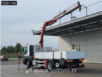 Truk flatbed, Truk derek Iveco Stralis 310 4X2 Palfinger PK16002 Crane 5th+6th function Rotator Steelsuspension: gambar 3