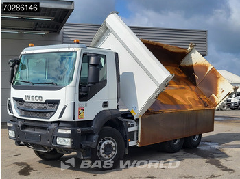 Truk jungkit Iveco Trakker 360 6X4 10m3 2-Sided Tipper Steelsuspension Big-Axle Automatic Euro 6: gambar 3