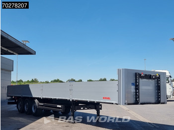 Semi-trailer flatbed baru Kögel S24-1 OPEN Liftachse Bordwände: gambar 3