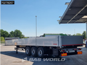Semi-trailer flatbed baru Kögel S24-1 OPEN Liftachse Bordwände: gambar 2