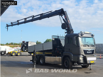 Truk jungkit, Truk derek MAN TGS 26.500 6X2 NL-Truck HIAB Crane Kran X-HIPRO 302 E-6 Fifth wheel Euro 6: gambar 3