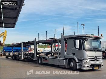 Truk pengangkut mobil Mercedes-Benz Actros 1843 4X2 NL-Truck Combi Car Transporter Kässbohrer 8 Cars Hydraulic Winch: gambar 5