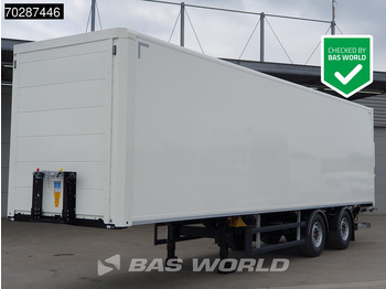 Semi-trailer kotak tertutup