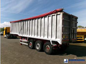 Semi-trailer jungkit Montracon Tipper trailer alu 55 m3 + tarpaulin: gambar 3