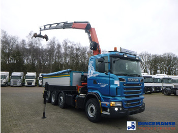 Truk derek Scania R 500 8X2 tipper + Palfinger PK27001 EHD: gambar 2