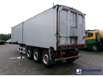 Semi-trailer jungkit WILCOX Tipper trailer alu 55 m3 + tarpaulin: gambar 3