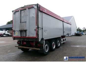 Semi-trailer jungkit WILCOX Tipper trailer alu 55 m3 + tarpaulin: gambar 4