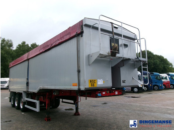 Semi-trailer jungkit WILCOX Tipper trailer alu 55 m3 + tarpaulin: gambar 2