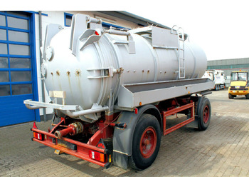 Trailer tangki 2-Achs Haller 12m³ Saug u. Druck Anhänger Ex-ADR: gambar 4