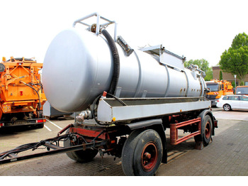 Trailer tangki 2-Achs Haller 12m³ Saug u. Druck Anhänger Ex-ADR: gambar 2