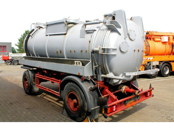Trailer tangki 2-Achs Haller 12m³ Saug u. Druck Anhänger Ex-ADR: gambar 3