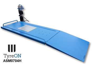 Peralatan bengkel ASM0704H mower lift table - 1 meter wide table and ramp: gambar 2