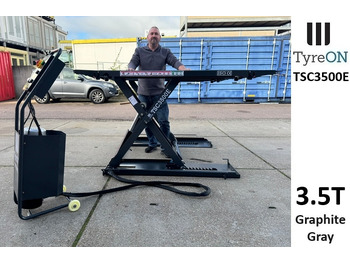 Peralatan bengkel TSC3500E mobile midrise car scissor lift with electrical release - Capacity 3,5T - Lifting height 125 cm - 230V - Graphite gray: gambar 3 Peralatan bengkel TSC3500E mobile midrise car scissor lift with electrical release - Capacity 3,5T - Lifting height 125 cm - 230V - Graphite gray: gambar 3