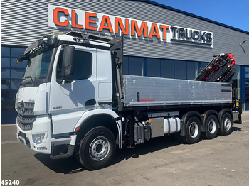 Truk derek Mercedes-Benz Arocs 3251 8x4 Euro 6 Retarder Palfinger 34 Tonmeter laadkraan + Fly-Jib Just 146.766 km!: gambar 4