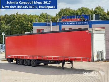 Semi-trailer dengan terpal samping SCHMITZ MEGA