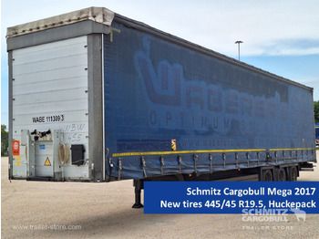 Semi-trailer dengan terpal samping SCHMITZ MEGA