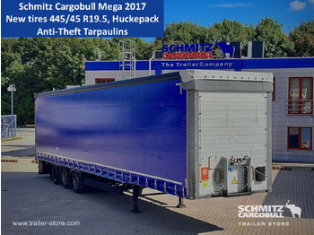 Semi-trailer dengan terpal samping SCHMITZ MEGA