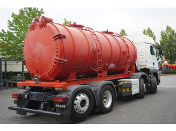 Kapal tanker bubur MAN TGS 35.420 8×2 / NEW septic barrel 13000 L / 3 steered axles: gambar 4