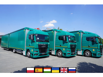Truk dengan terpal samping MAN TGX 18.470