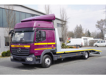 Truk pengangkut mobil MERCEDES-BENZ Atego 1224 / New galvanized tow truck: gambar 2