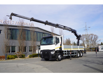 Leasing RENAULT C430 / HIAB 244 EP-5 HIDUO crane 8400 kg 15 m / Platform with stanchions RENAULT C430 / HIAB 244 EP-5 HIDUO crane 8400 kg 15 m / Platform with stanchions: gambar 1