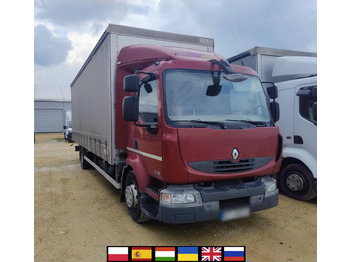 Truk dengan terpal samping RENAULT Midlum 300