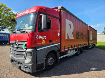 Truk dengan terpal samping MERCEDES-BENZ Actros 2545
