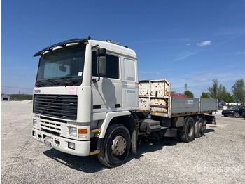 Truk flatbed 1992 Volvo F12 6x2 (Inoperable) Flatbed Truck: gambar 3