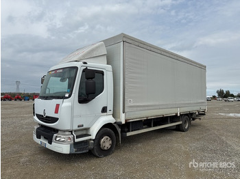 Truk dengan terpal samping RENAULT Midlum 220