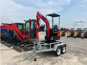 Ekskavator mini 2025 JPC HT12 on 2025 ZB20105 Trailer (Unused) Mini Excavator:  &lt;6.6t: gambar 2