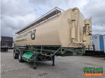 Semi-trailer tangki WELGRO 90WSL33-24 2-Assen SAF Silo MengVoeder / Futter 24m³ - Trommelremmen - StuurAs (O1961): gambar 3