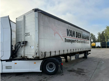 Semi-trailer dengan terpal samping RENDERS