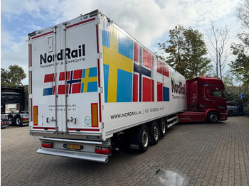 Semi-trailer dengan lantai berjalan kraker 2X K-Force 92m3 Alcoa SAF Tyrepilot Liftas 8MM Cargo Floor - Top condition: gambar 3