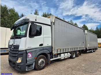 Truk dengan terpal samping MERCEDES-BENZ Actros 2542