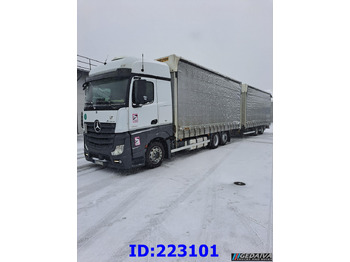 Truk dengan terpal samping MERCEDES-BENZ Actros 2542