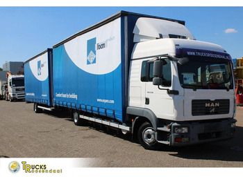 Truk dengan terpal samping MAN TGL 8.210