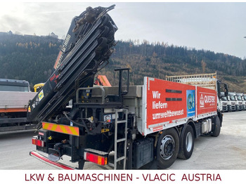 Truk flatbed, Truk derek Iveco Stralis 420 eev Kran HIAB 166 Laderaum 6,35m: gambar 4