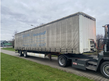 Semi-trailer dengan terpal samping KRONE