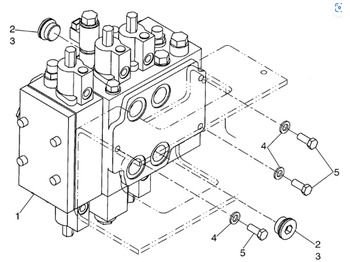 Katup hidrolik CASE