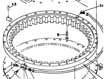 Cincin slewing CASE