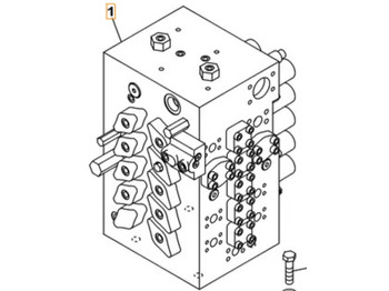 Katup hidrolik CASE