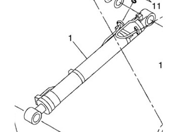 Silinder hidrolik CASE
