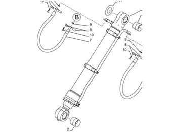 Silinder hidrolik CASE