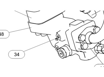 Katup hidrolik CATERPILLAR