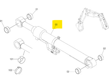 Silinder hidrolik HITACHI