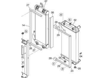 Radiator HITACHI