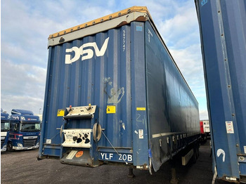 Semi-trailer dengan terpal samping KRONE SD